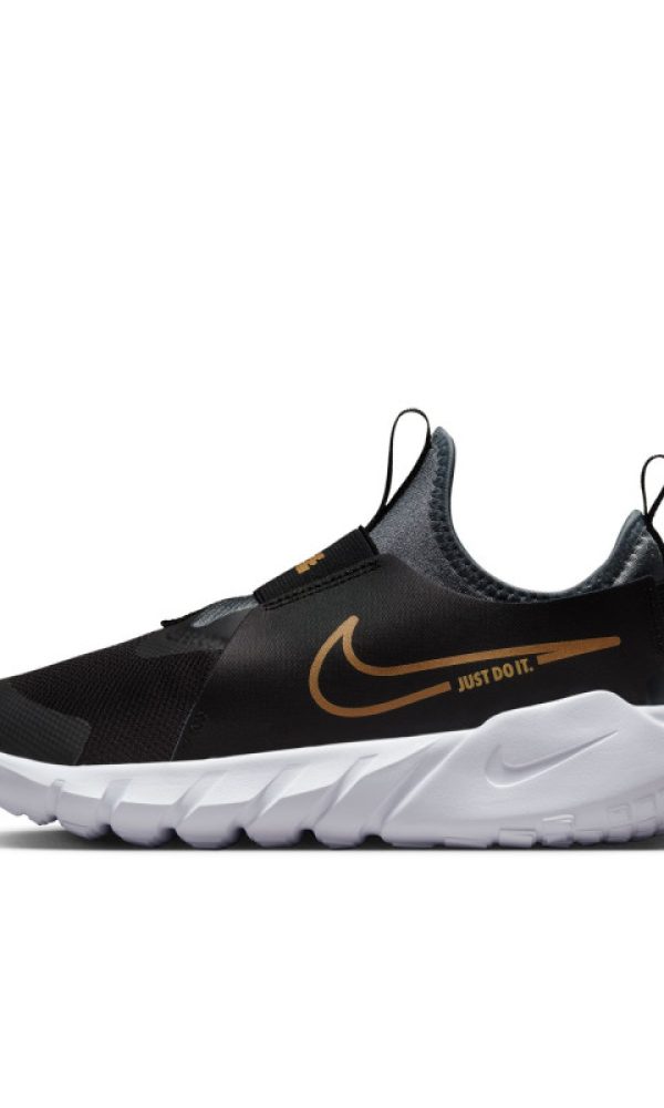 nike-flex-runner-2-gs-unisex-shoes-black-metallic-gold-cool-grey-white